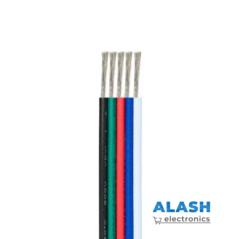 22AWG провода 5pin, 0.33 мм² (1 м)