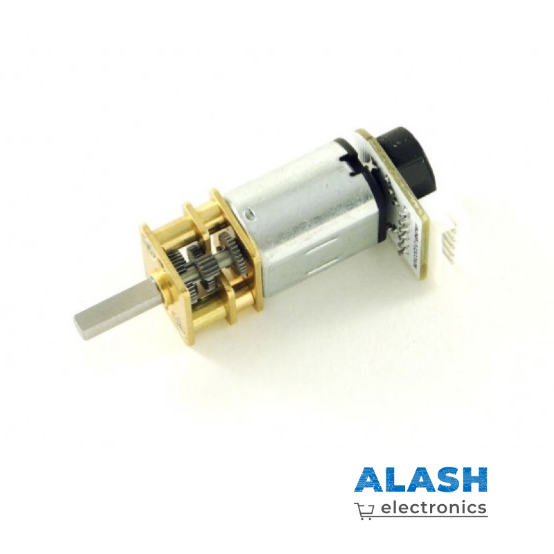 Двигатель с редуктором и энкодером (500 обр/мин 6В)