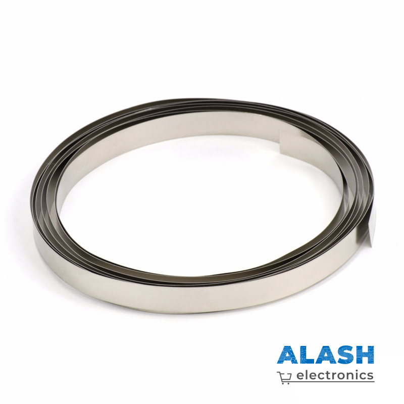 Никелевая лента 10м x 0.15мм x 8мм для точечной сварки и пайки аккумуляторов