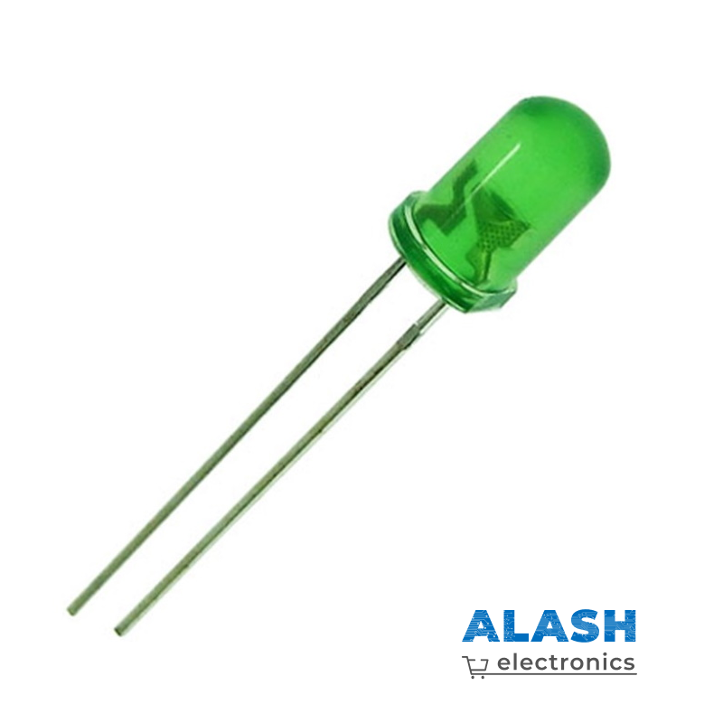 Зеленый светодиод 5мм