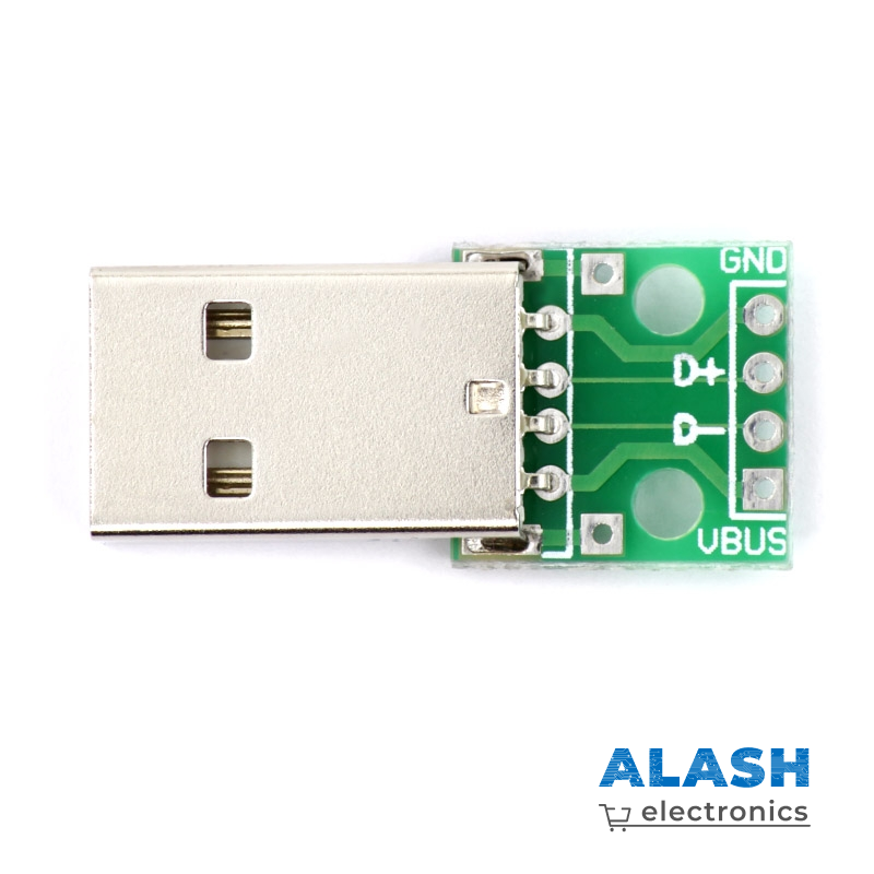 Разъем USB-А на плате