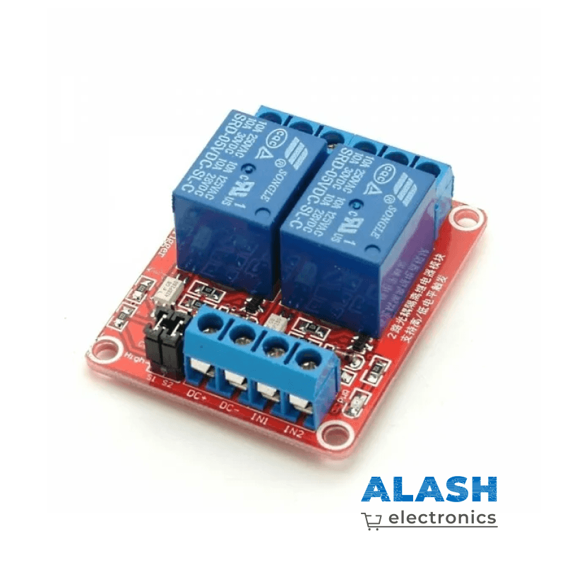 2-канальный модуль реле (5 V)