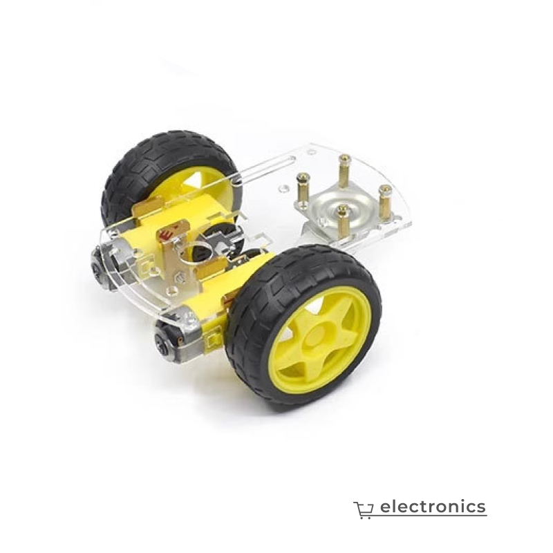 Набор для сборки робота-автомобиля 2WD (узкая платформа без батарейного отсека)