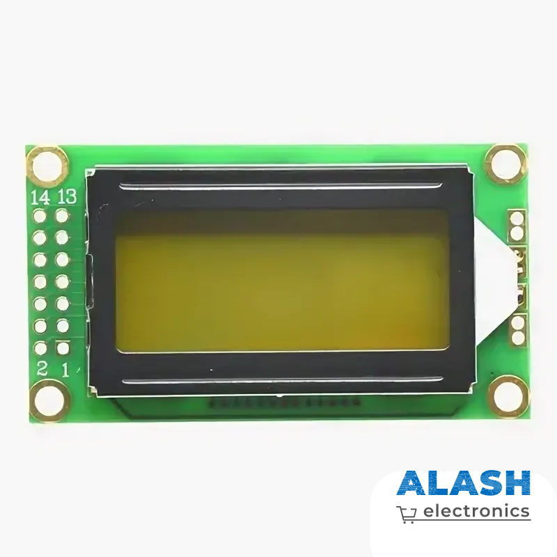 Дисплей LCD 0802A (8×2 символов, зеленый)