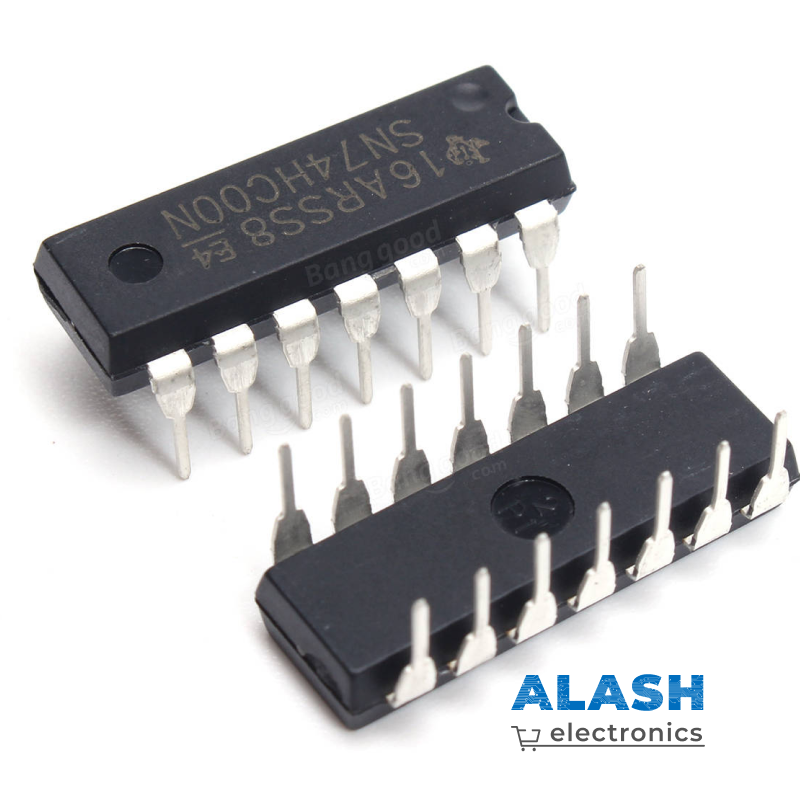 Микросхема логики 4*NAND (74HC00N)