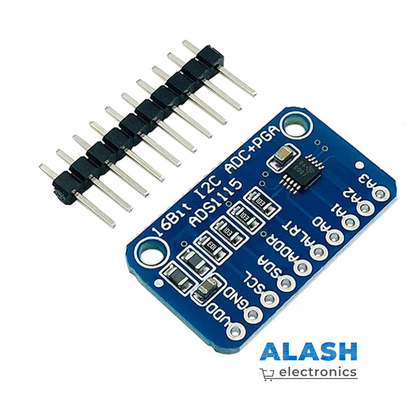 Модуль АЦП 16-битный, ADS1115, (синяя плата)