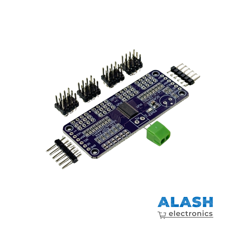 16-канальный модуль управления сервоприводами CJMCU-PCA9685 — I2C PWM контроллер для Arduino, Raspberry Pi, ESP32