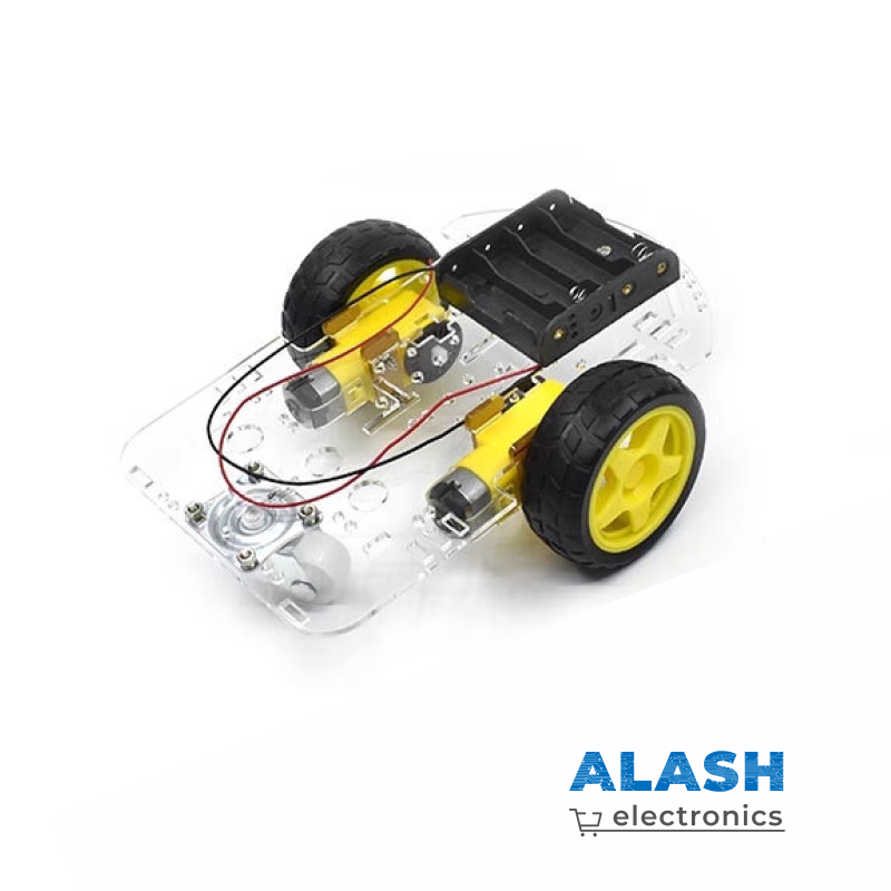 Набор для сборки робота-автомобиля 2WD (широкая платформа)