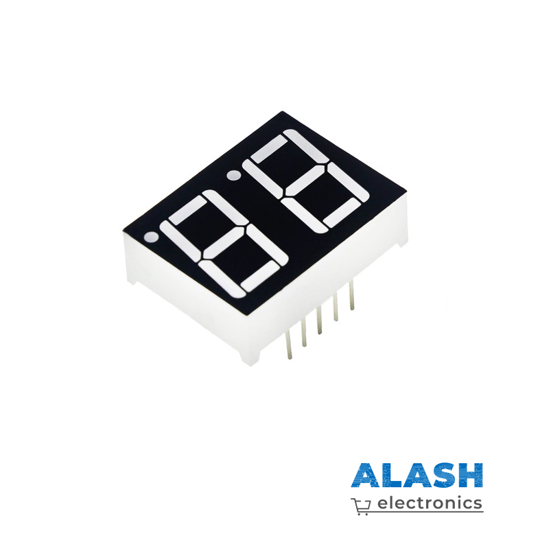 7-сегментный LED индикатор (0.36″, Красный, Общий анод) 3621AS