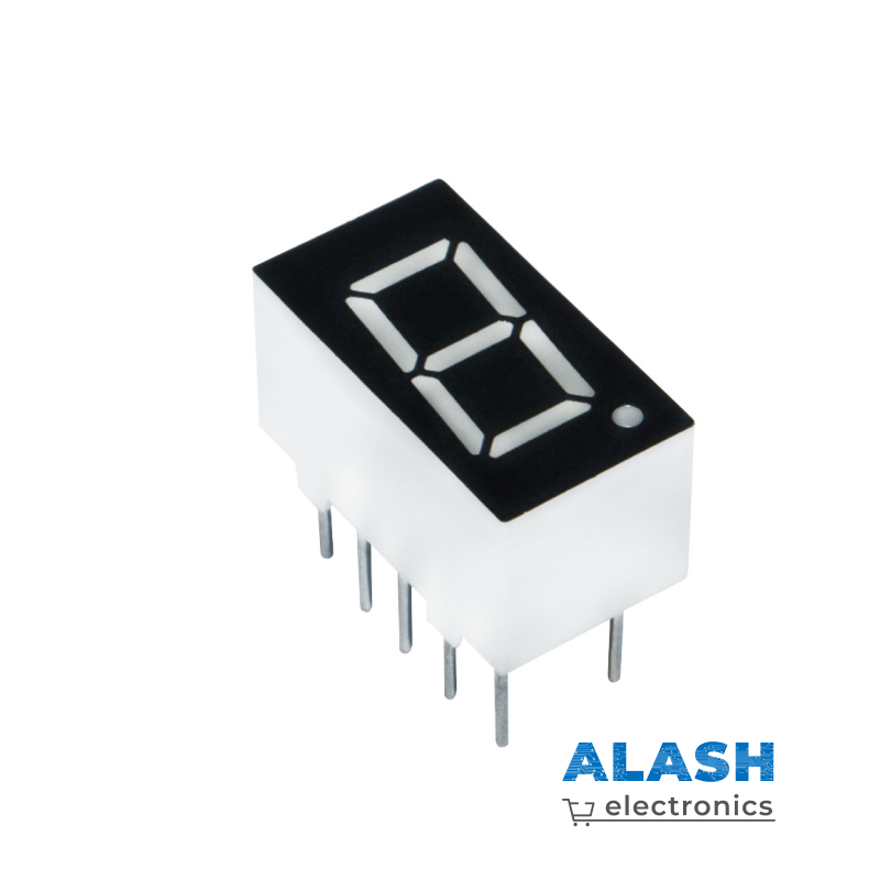 7-сегментный LED индикатор (0.36″, Красный, Общий катод) 3611AS