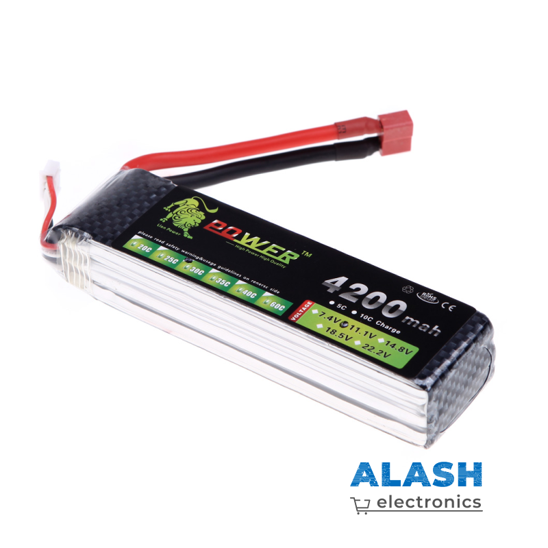 Li-Po Аккумулятор , 11.1V, 4200mAh, 3S, 35C, XT60 LiPo