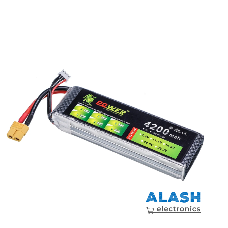Li-Po Аккумулятор , 14.8В, 4200мАч, 4S, 35C, XT60 LiPo