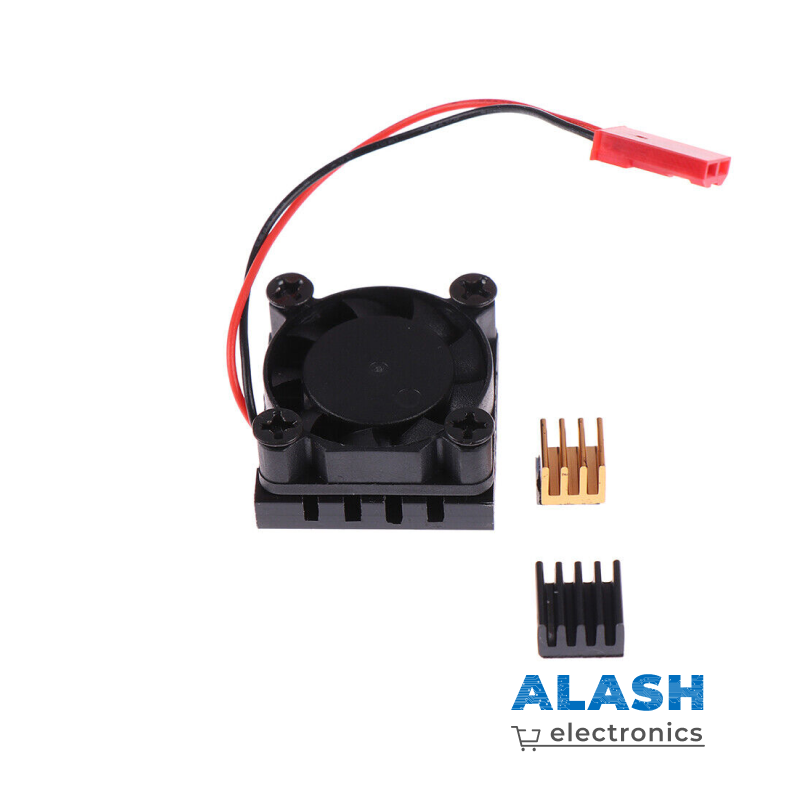 Алюминиевый радиатор для Raspberry Pi 4 с одним кулером