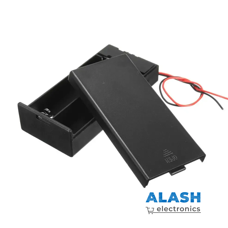 Батарейный отсек 2×18650 (с крышкой и выключателем)