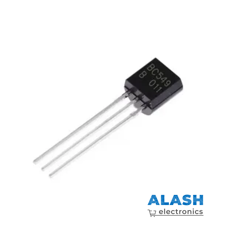 BC549 Биполярный транзистор. NPN, 30V, 0.1A, TO92