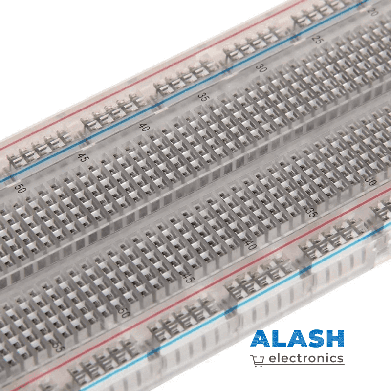 Беспаечная макетная плата, прозрачная (830 контактов) Breadboard