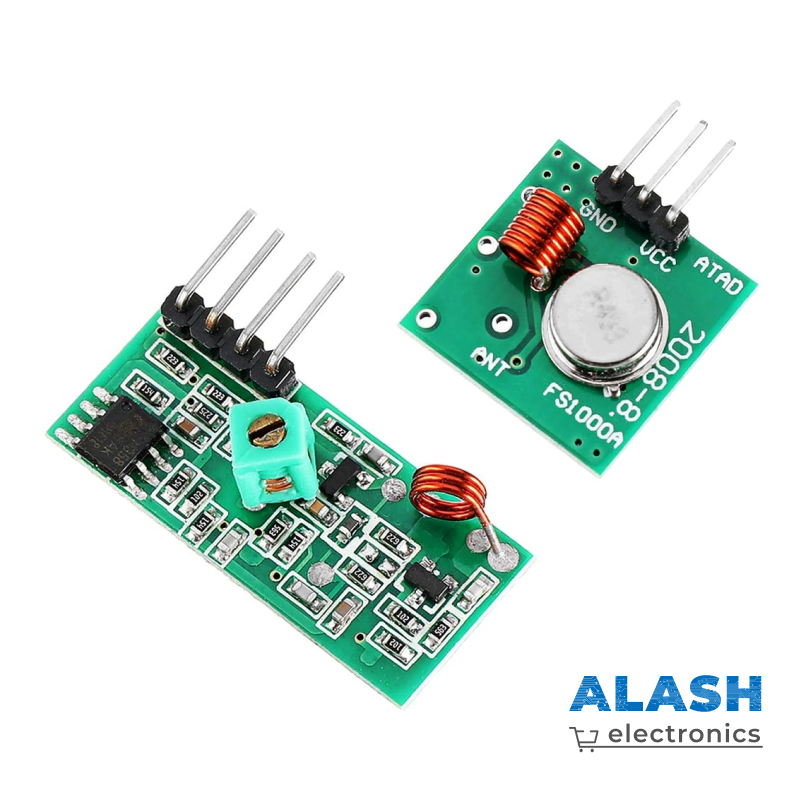 Радиомодуль Беспроводный Приемный 433 МГц + Передающий радио модуль 433MHZ