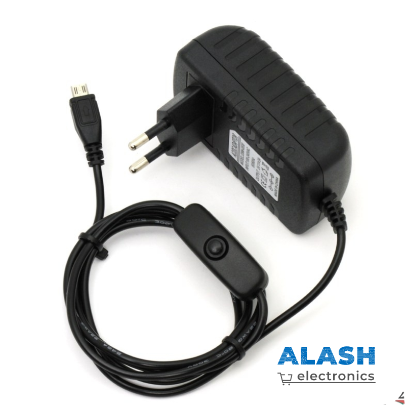 Блок питания для Raspberry Pi 3 (5 В, 3 А, USB-micro)