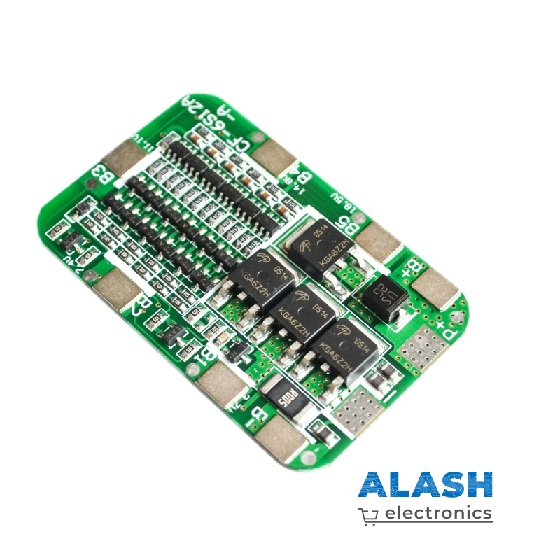 BMS плата контроля 6S аккумуляторов 18650, 15 А