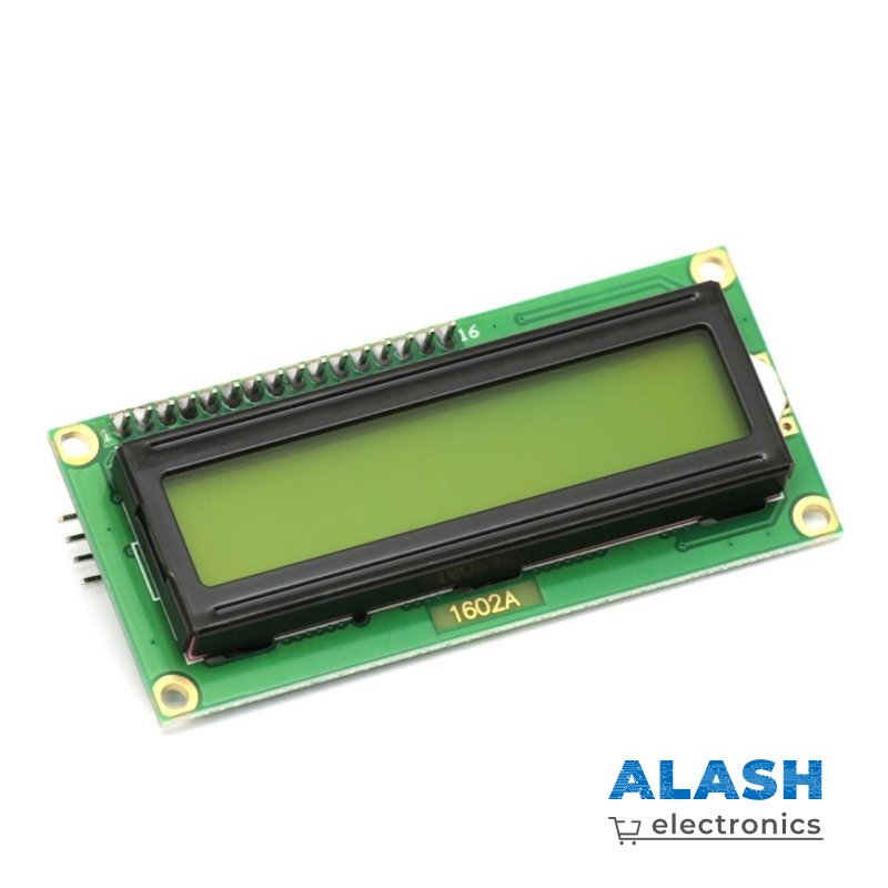 Дисплей 1602 c I2C адаптером (16×2 символов, зеленый)