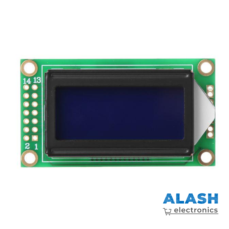 Дисплей LCD 0802A (8×2 символов, синий)