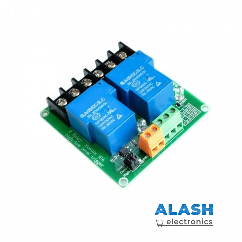 Двухканальное реле 30А SLA-05VDC-SL-C