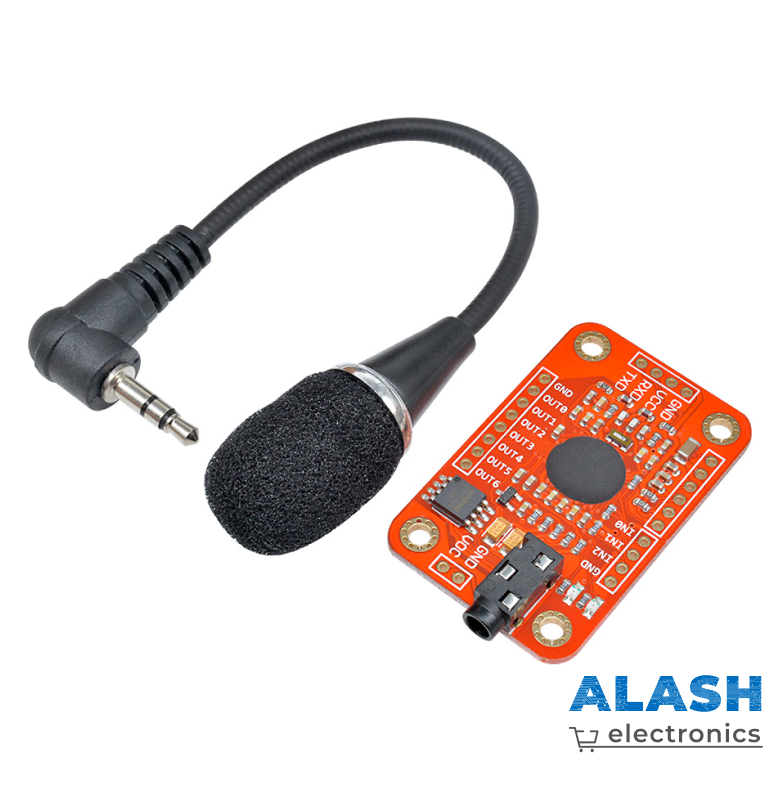 Микрофон Elechouse Voice Recognition Module v3.1: модуль распознавания голоса
