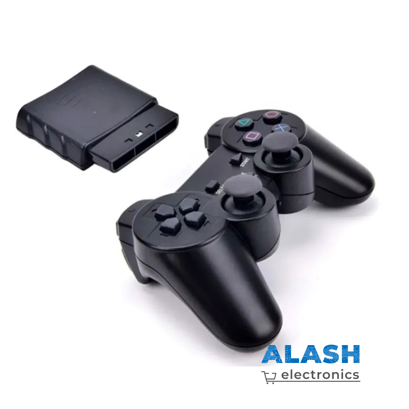 Геймпад беспроводной для Playstation 2 Wireless (PS2, 2.4G , черный) джойстик