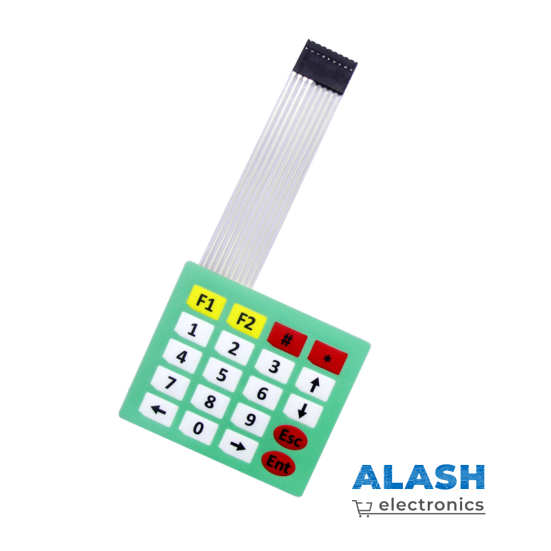 Гибкая цифро-буквенная мембранная клавиатура 5х4