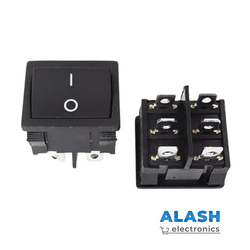 Клавишный переключатель KCD5, 21×25 мм