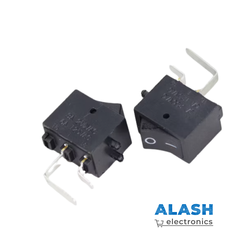 Клавишный переключатель NX SC, 10×15 мм с загнутыми выводами