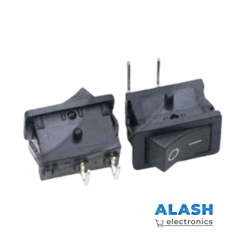 Клавишный переключатель RLEIL RL3T125/55, 21×15 мм с загнутыми выводами