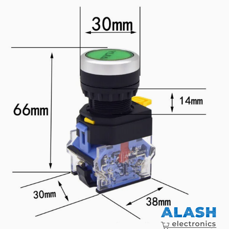 Кнопка управления YJ-139-LA38 HYCNC для 3D принтера и ЧПУ