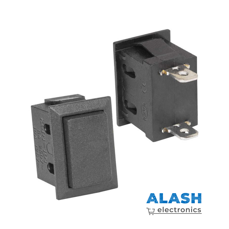 Кнопочный переключатель KCD1-101-9-A3-B ON-OFF, 21×15 мм