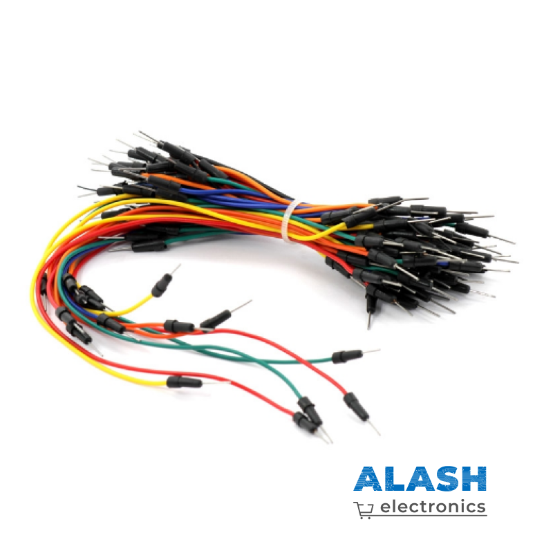 Комплект гибких проводников 65 штук провода для макетной платы папа-папа (65 шт)