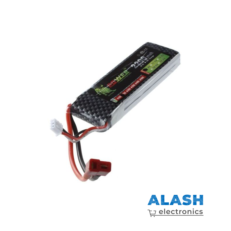 LI-PO аккумулятор 7.4v 2200mah 35c