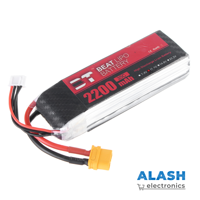 Литий-полимерная батарея BT LiPo 2200mAh 3S 11,1V 35C