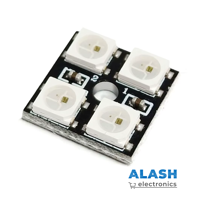 Матрица из 4 RGB Светодиодов WS2812 (2x2)
