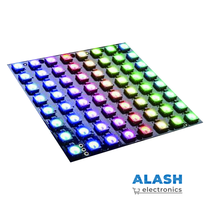 Матрица из 64 RGB Светодиодов WS2812 (8x8)