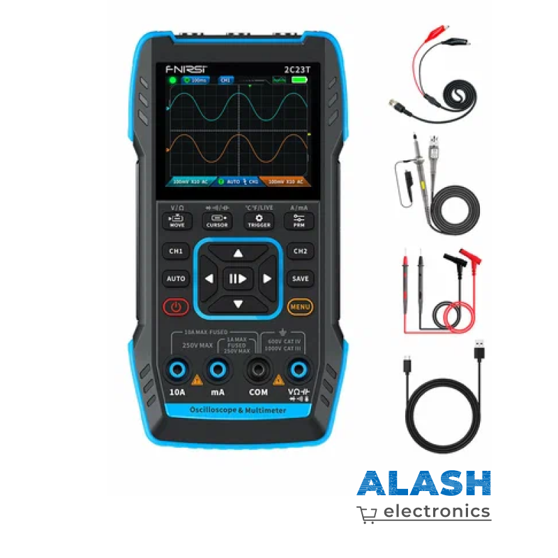 Многофункциональный осциллограф + мультиметр FNIRSI 2C23T