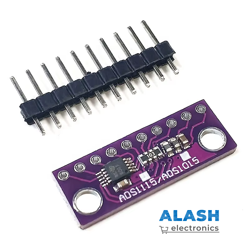 Модуль АЦП 16-битный, ADS1115, (фиолетовая плата)