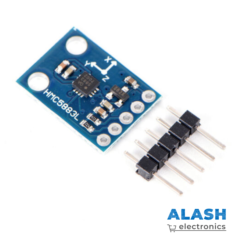 Модуль HMC5883L — 3-осевой цифровой магнитометр, компасный датчик для Arduino, ESP32, Raspberry Pi и навигационных систем