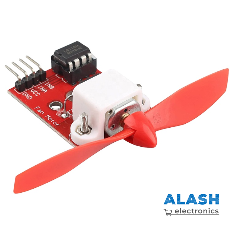 Модуль мотора с пропеллером и драйвером двигателя L9110(Модуль вентилятора)