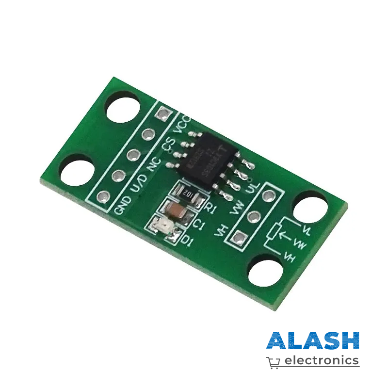 Модуль цифрового потенциометра X9C103S — электронный регулятор сопротивления 10 кОм