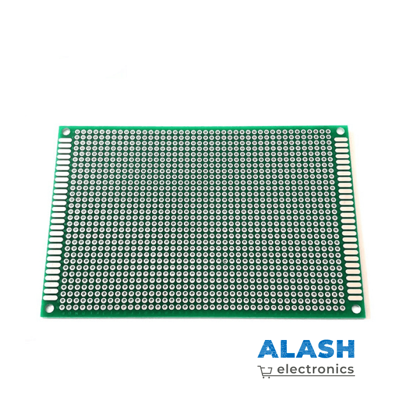 Монтажная плата двухсторонняя (8×12 см)