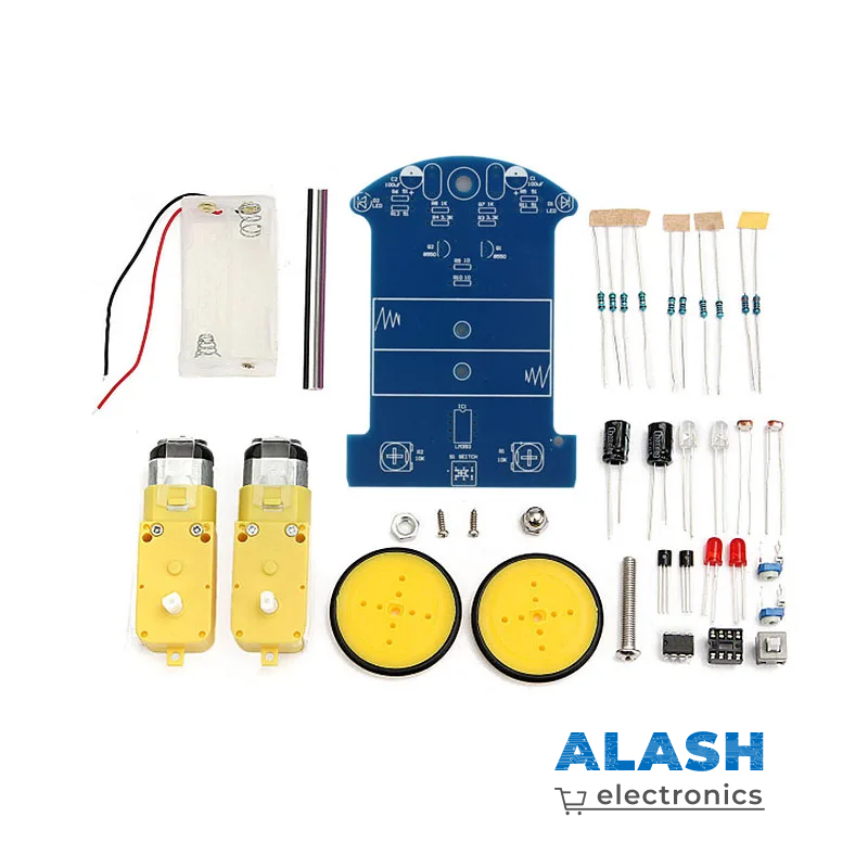 Радиоконструктор: Робот с отслеживанием черной линии