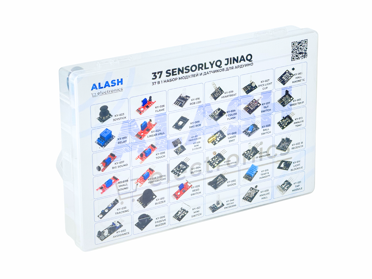 37 в 1 Набор модулей и датчиков для Ардуино 37в1 - 37 in 1 Arduino Sensor kit for Arduino 31in1