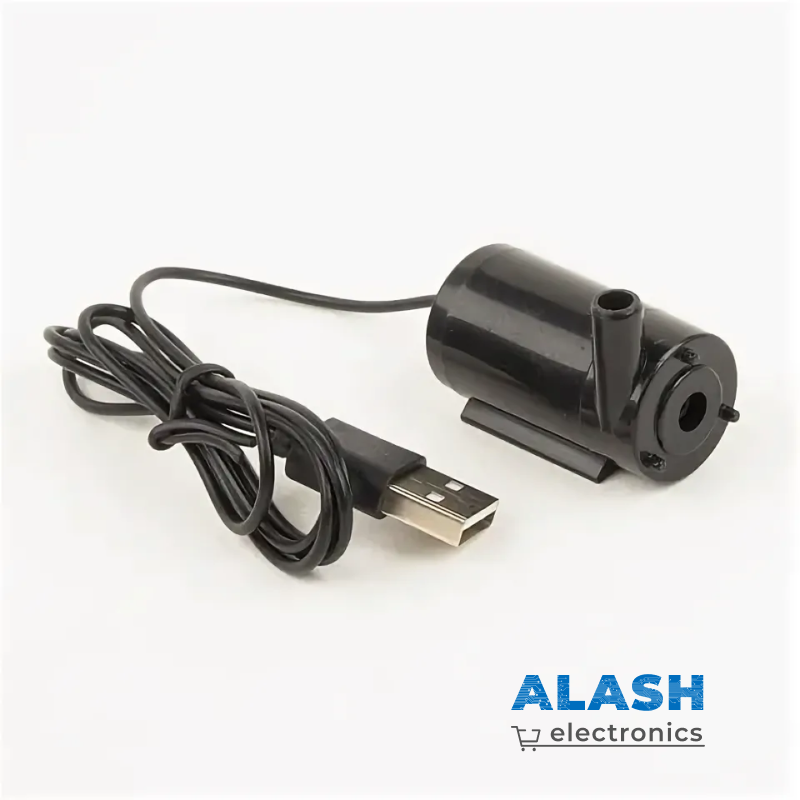Насос для аквариума DC3V-5V с разъемом USB (черный)