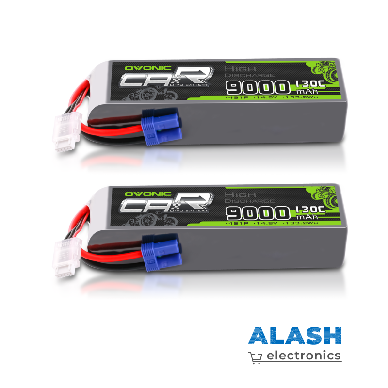 Li-Po Ovonic 14.8V 130C 4S 9000mAh Lipo аккумулятор EC5 для радиоуправляемого автомобиля самолета Jet Heli