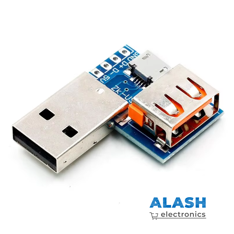 Переходная Плата USB типа Папа, Мама, Micro (ZK-USB3)